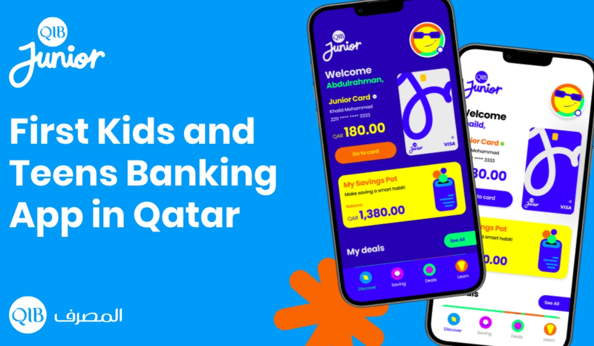 QIB Launches the QIB Junior App Qatar First Digital Banking Experience for Kids and Teens